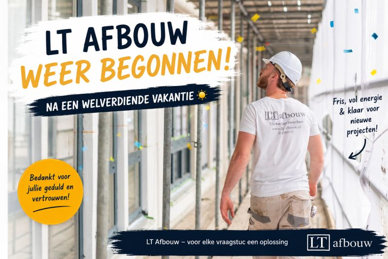 We zijn weer van start!